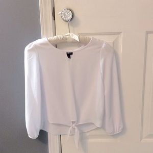 Amy Byer Girls White Blouse